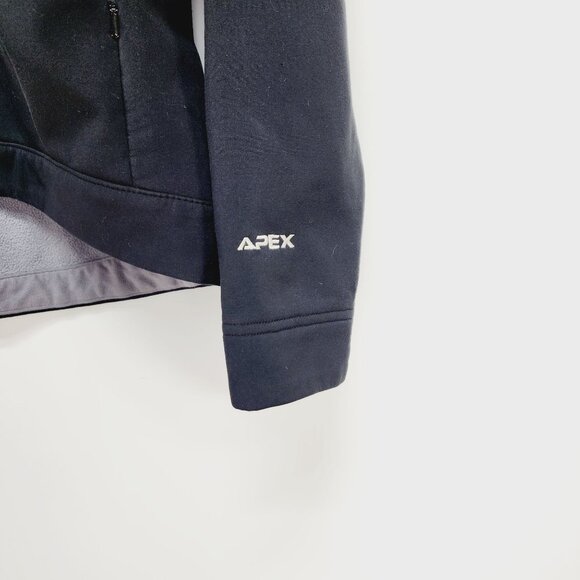 North Face Apex Pneumatic jacket Womens Sz XS Black  Shell Wind Water Resistant - Picture 9 of 13